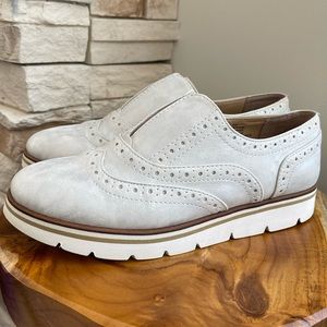 NINE WEST Silver Loafers